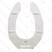 Bemis 2155SSCT White Comm. Plastic Elongated Toilet Seat-DuraGuard & Self-Sustaining Check Hinges, Heavy-Duty