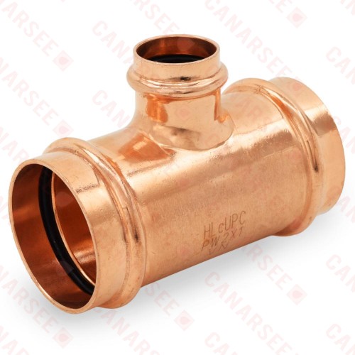 2" x 2" x 1" Press Copper Tee, Imported