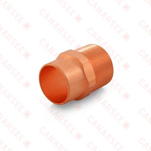 3/4" Copper x Male Threaded Adapter