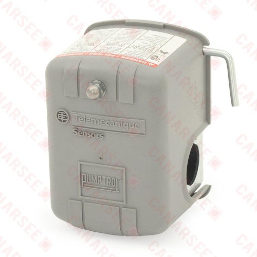 Water Pump Pressure Switch w/ LPCO, 40-60 psi, 1/4" FPT, Standard Duty..