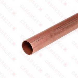 1" x 3ft Straight Copper Pipe, Type L