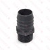 1-1/4" Barbed Insert x 1" Male NPT Threaded PVC Reducing Adapter, Sch 40, Gray