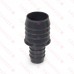 1-1/2" x 1" Barbed Insert PVC Reducing Coupling, Sch 40, Gray