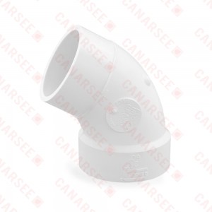 2" PVC DWV 60° Street Elbow