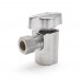 1/2” FIP x 3/8” OD Compression Angle Stop Valve (1/4-Turn), Lead-Free
