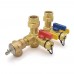 3/4” NPT Tankless Water Heater Service Valve Kit w/ Pressure Relief Valve, LF