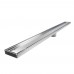 40" long, StreamLine Stainless Steel Linear Shower Pan Drain w/ Tile-in Strainer, 2" PVC Hub