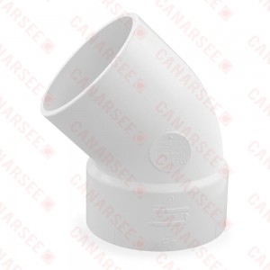 6" PVC DWV 45° Street Elbow