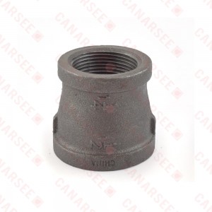 1-1/2" x 1-1/4" Black Coupling (Imported)