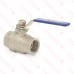 1" NPT Threaded 304 St. Steel Ball Valve, Full Port (Lead-Free)..