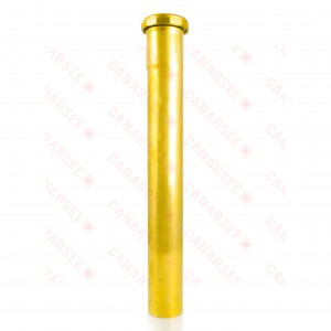 1-1/2" x 12", 17GA, Slip Joint Extension (Tailpiece), Rough Brass, w/ Solid Brass Slip Nut