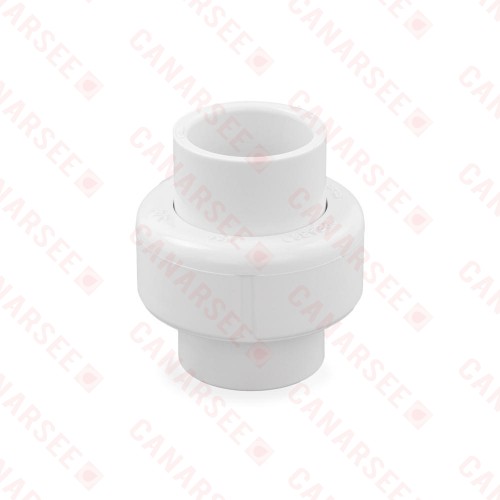 3/4" PVC (Sch. 40) Socket Union w/ EPDM O-ring