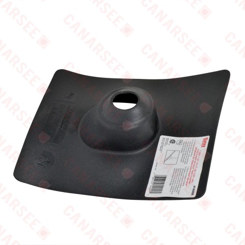 1-1/4" or 1-1/2" Pipe, Flex-Flash No-Calk Pitched Roof Flashing, 9" x 11" base
