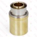 3/4" PEX Press x 1" Copper Fitting Adapter, Lead-Free Bronze