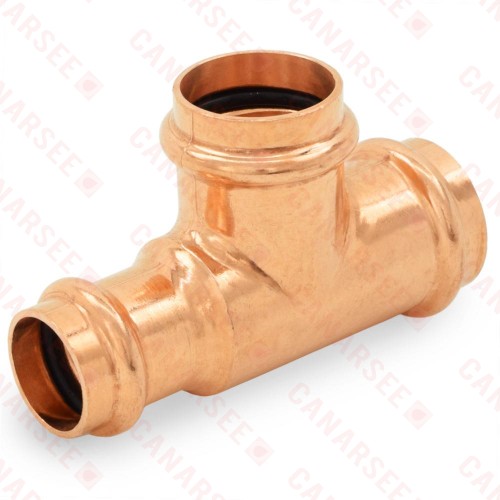 1" x 3/4" x 1" Press Copper Tee, Imported