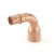 3/4" PEX x 3/4" Copper Pipe Elbow (Lead-Free Copper)