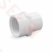 1" Barbed Insert x 3/4" Female NPT Threaded PVC Reducing Adapter, Sch 40, Gray