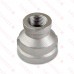 1" x 1/2" 304 Stainless Steel Reducing Coupling, FNPT threaded