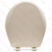 Bemis 200E4 (Bone) Premium Plastic Soft-Close Round Toilet Seat