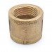 1-1/2'' Brass Threaded Coupling,  LF