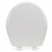 Bemis 730SL (White) Hospitality Plastic Soft-Close Round Toilet Seat