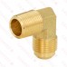 1/2" Flare x 3/8" MNPT Brass 90° Elbow