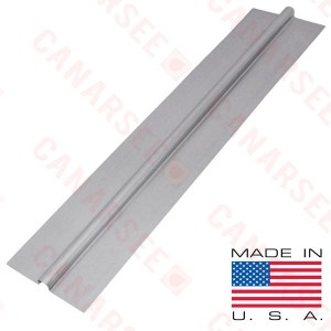 2ft long ea, 1/2" PEX Aluminum Heat Transfer Plates (200/box), Omega-Shaped