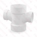 3" x 2" PVC DWV Double Sanitary Tee