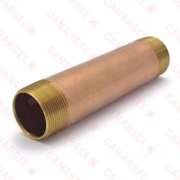 1-1/2" x 10" Brass Pipe Nipple