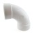 4" PVC DWV 90° Long Turn Elbow