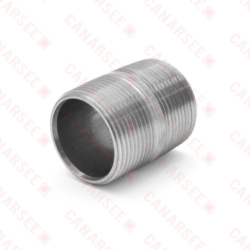 1-1/4" x 2" Stainless Steel Pipe Nipple