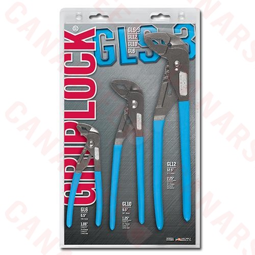 Griplock Tongue and Grooved Pliers Gift Set GLS-3