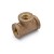 1/4" FPT Brass Tee, Lead-Free