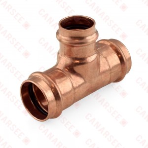 1-1/4" x 1-1/4" x 1" Press Copper Tee, Made in the USA