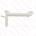 1-1/2" End Outlet Waste Kit w/ Dishwasher Tailpiece, Adjustable (12"-16"), White Plastic