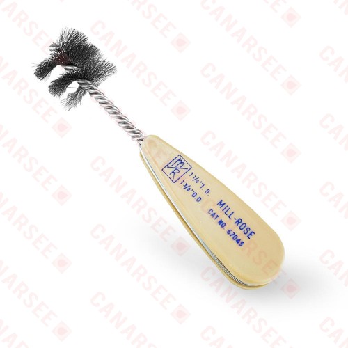 1-1/2” Copper Fitting Brush w/ Plastic Handle, Heavy Duty