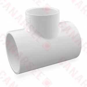 4" x 4" x 3" PVC DWV Sanitary Tee