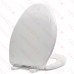 Bemis 1200E4 (White) Premium Plastic Soft-Close Elongated Toilet Seat