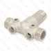 1-1/4" MPT x 4-1/2" Solid 304 Stainless Steel Short Well Tank Tee