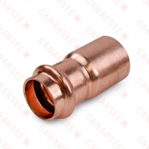 1" FTG x 3/4" Press Copper Reducer, Imported