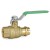 1/2" Press x 1/2" FPT Brass Ball Valve, Full Port, Lead-Free