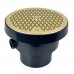 FinishLine Adjustable Cleanout Complete Assembly, Round, Nickel-Bronze, PVC 3" Hub x 4" Inside Fit