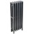 6-Section, 4" x 25" Cast Iron Radiator, Free-Standing, Slenderized/Tube style