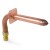 Copper Stub Out Elbow w/ Ear for 3/4" PEX-A Tubing (F1960), 8" x 6"