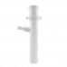 1-1/2" x 8" Flanged or Slip Joint Dishwasher Taipiece w/ 5/8" Hose Barb x 7/8" OD Outlet, White Plastic