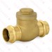 Swing check valve  3/4" press lead free