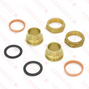 1" Sweat Brass Pump Unions Set, G150....