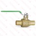 1" PEX Brass Ball Valve w/ Waste Outlet, Full Port (Lead-Free)