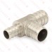 3/4" PEX x 1/2" x 3/4" PEX 304 St. Steel Reducing Tee (Lead-Free)..