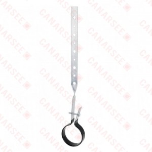 Plastic Coated Metal Suspention DWV Hanger for 2" PVC/ABS Pipe